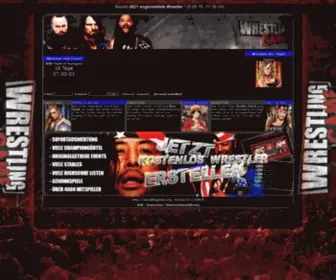 Wrestlinggame.de(Wrestling Game Browser Spiel) Screenshot