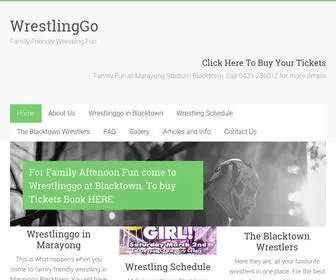 Wrestlinggo.com.au(Wrestling GO) Screenshot