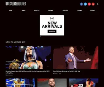 Wrestlingheadlines.com(Pro Wrestling News) Screenshot