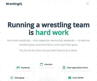 Wrestlingiq.com(Software for wrestling teams) Screenshot