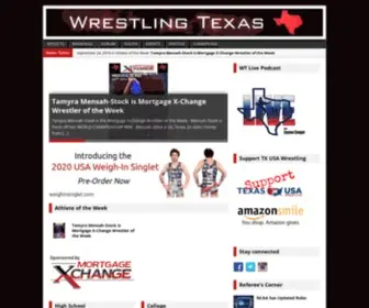 Wrestlingtexas.com(Texas Wrestling) Screenshot