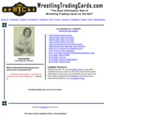 Wrestlingtradingcards.com(Your online source for checklists & information) Screenshot