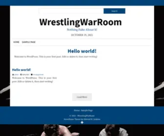 Wrestlingwarroom.com(WrestlingWarRoom) Screenshot