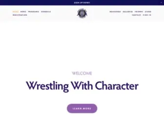 Wrestlingwithcharacter.com(WRESTLING WITH CHARACTER Wrestling With Character) Screenshot