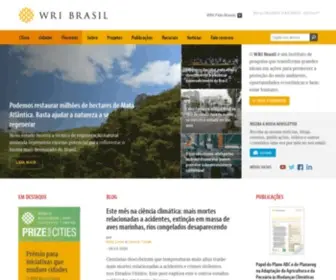 Wribrasil.org.br(WRI Brasil) Screenshot