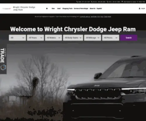 Wrightchryslerdodgejeep.com Screenshot