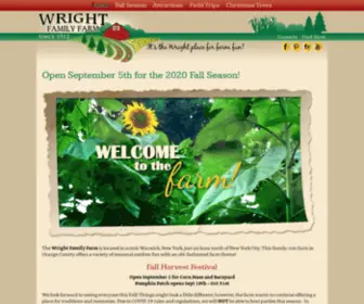 Wrightfamilyfarm.com(Now Open for the 2024 Fall Season) Screenshot