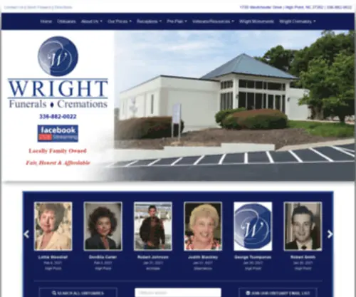 Wrightfs.com(Wright cremation & funeral service) Screenshot