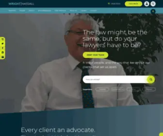 Wrighthassall.com(Solicitors, Lawyers) Screenshot