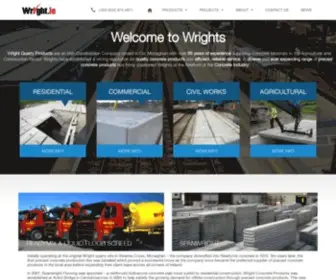 Wright.ie(Wright Quarry Products) Screenshot