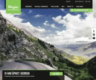 Wright.no(Norges største trafikkskole) Screenshot