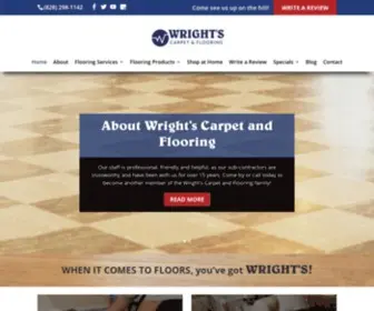 Wrightscarpet.com(When It Comes To Floors) Screenshot