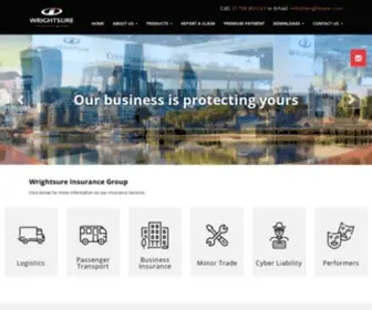 Wrightsure.com(The Wrightsure Insurance Group) Screenshot