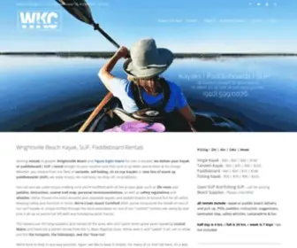 Wrightsvillebeachkayak.com(Wrightsville Beach Kayak) Screenshot