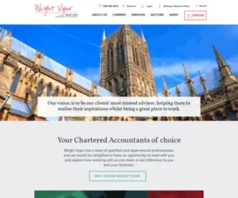 Wrightvigar.co.uk(Chartered Accountants & Business Advisors) Screenshot