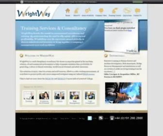 Wrightway.co.uk(Wrightway Training Services) Screenshot