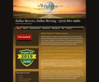 Wrightwaymovingco.com(Dallas Movers) Screenshot