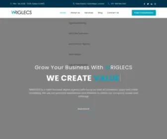 Wriglecs.com(Website Development Company) Screenshot