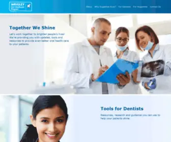 Wrigleyoralhealth.com(Wrigley Oral Healthcare Program) Screenshot