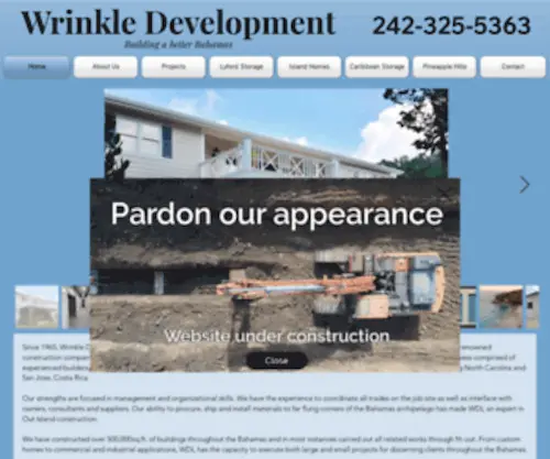 Wrinkledev.com(Wrinkle Development) Screenshot