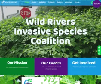 Wrisc.org(Wild Rivers Invasive Species Coalition) Screenshot