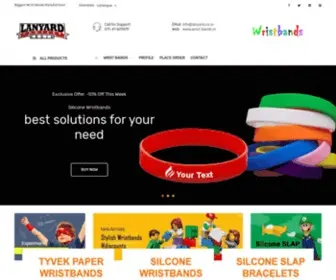 Wrist-Bands.in(Wrist Bands Manufacturer) Screenshot