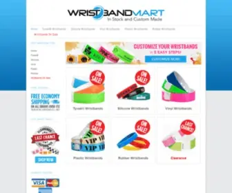 Wristbandmart.com(Buy Wristbands Online) Screenshot