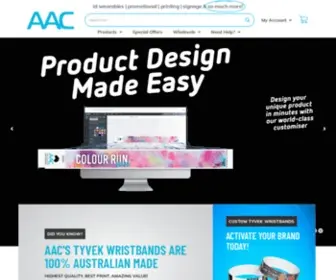 Wristbands.com.au(Event Product Specialists) Screenshot