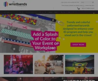 Wristbands.com(Wristbands for Events) Screenshot