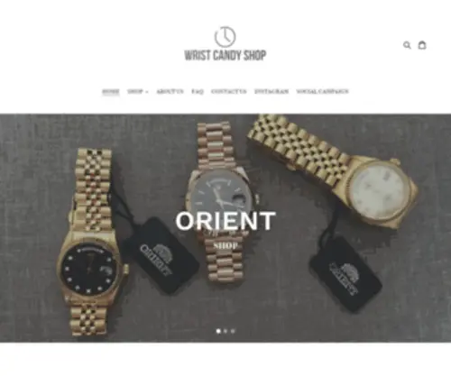 Wristcandyshop.com(Affordable & stylish luxury watches) Screenshot