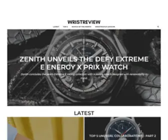 Wristreview.com(One of the most popular watch blogs in the world) Screenshot