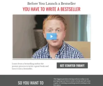 Writeabestseller.org(Before You Can Launch a Bestseller) Screenshot