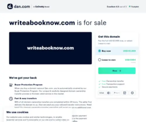Writeabooknow.com(How To Write A Book) Screenshot