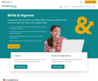 Writeandimprove.com(Write & Improve) Screenshot