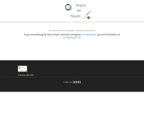 Writebynight.com(Writebynight) Screenshot