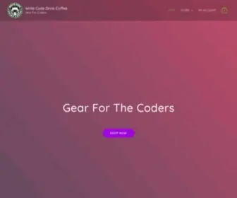 Writecodedrinkcoffee.com(Writecodedrinkcoffee) Screenshot