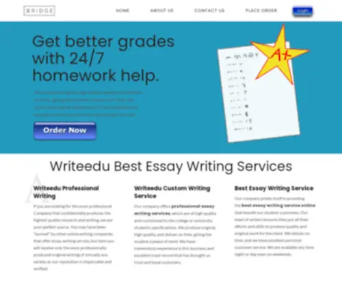 Writeedu.com(Home) Screenshot