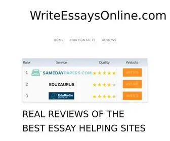 Writeessaysonline.com(writeessaysonline) Screenshot