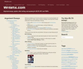 Writefix.com(Argument essays) Screenshot