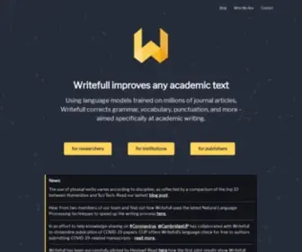 Writefull.com(Writefull) Screenshot