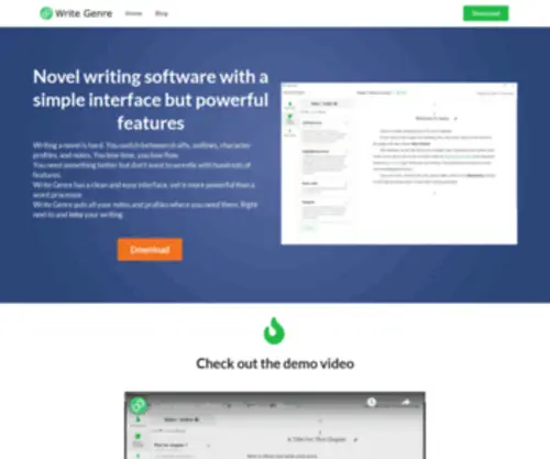 Writegenre.com(Writegenre) Screenshot