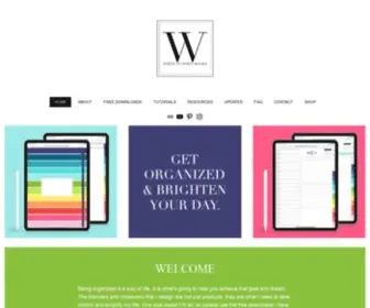 Writeitdownbooks.com(Get organized & brighten your day with Digital Notebooks) Screenshot