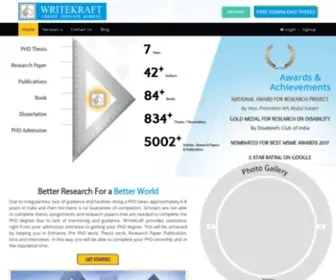 Writekraft.com(Just another WordPress site) Screenshot