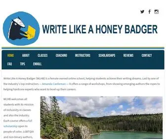 Writelikeahoneybadger.com(Write Like A Honey Badger) Screenshot