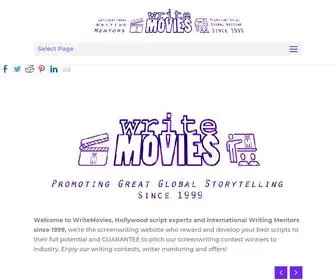 Writemovies.com(Screenwriting contest) Screenshot