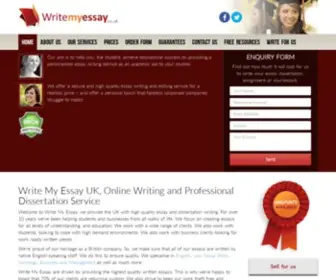 Writemyessay.co.uk(Write My Essay UK) Screenshot