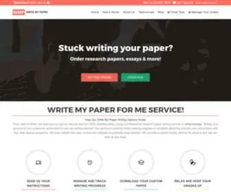 Writemypaper.co(Write my paper) Screenshot