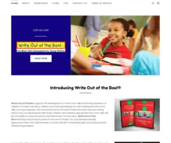 Writeoutofthebox.com(Pre writing skills activities) Screenshot