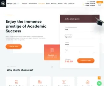 Writer-Elite.com(Writing Service You Have Been Looking For) Screenshot