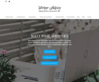 Writeradvice.com(Writer Advice) Screenshot
